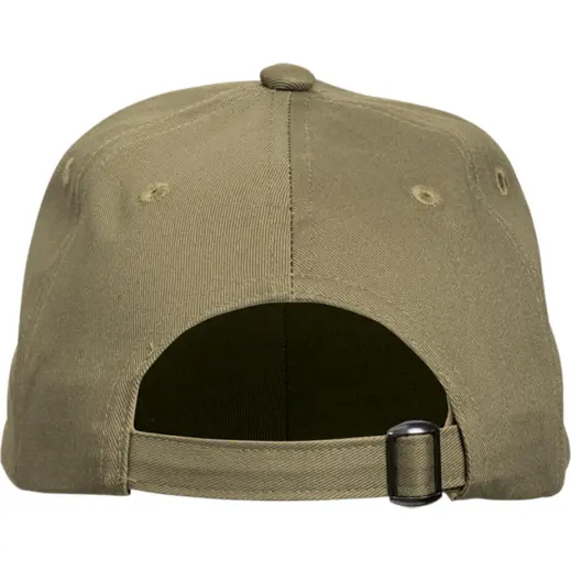 Owethu 5 Panel Peak Cap Khaki Back